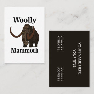 Wooly Mammoth Visitenkarte