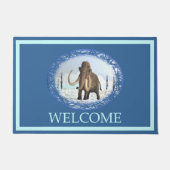 Wooly Mammoth - Willkommen Fußmatte (Vorderseite)