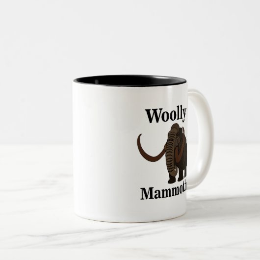Wooly Mammoth Zweifarbige Tasse (VorderseiteRechts)