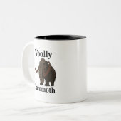 Wooly Mammoth Zweifarbige Tasse (Vorderseite Links)
