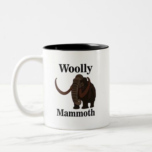 Wooly Mammoth Zweifarbige Tasse (Links)