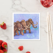 Wooly Mammoths Serviette (Beispiel)