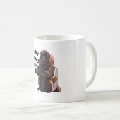 Wooly Monkey Keeper Kaffeetasse (VorderseiteRechts)