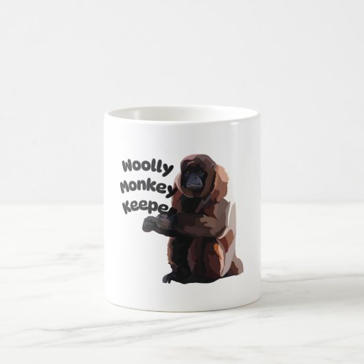 Wooly Monkey Keeper Kaffeetasse (Mittel)