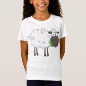 Wooly Sheep Girls T - Shirt (Vorderseite)