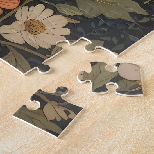 Wooly Sheep William Morris Inspirierte floral Puzzle (Seite)