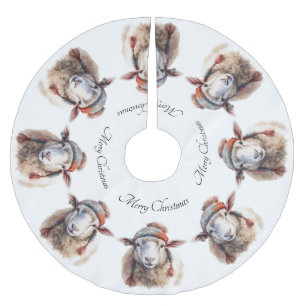 Wooly Wonderland, Brauch Polyester Weihnachtsbaumdecke