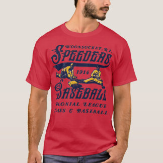 Woonsocket Speeders - Rhode Island - Vintage aufge T-Shirt
