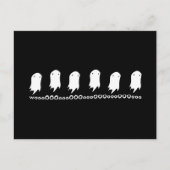 Wooo Ghosts Postkarte (Vorderseite)
