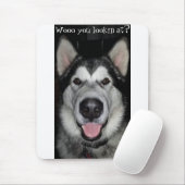 Wooo Sie lookin an? Mausunterlage des alaskischen Mousepad (Mit Mouse)