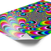 Woooo Mandelbrot Fraktal Fotodruck (Ecke)