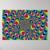 Woooo Mandelbrot Fraktal Poster (Vorne)