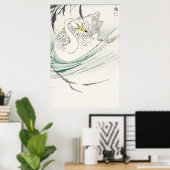 Wooper-Schwan-Illustration. Poster (Heimbüro)