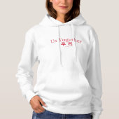 Woori We Us Korean Hangul Typography Hoodie (Vorderseite)
