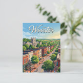 Wooster, Ohio Postkarte (Stehend Vorderseite)