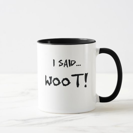 Woot - binär verschlüsselte Tasse (Rechts)
