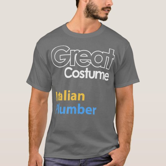 Woot Italian Plumber T-Shirt (Vorderseite)
