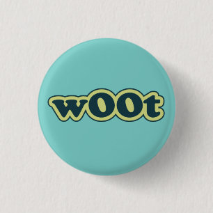 wOOt Lolcat Speak Flair Pinback Button