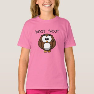 Woot Woot Owl Ringer T - Shirt