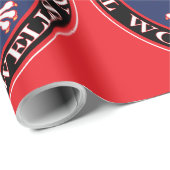 Wooten Wells Rundpolnisch Texan Geschenkpapier (Rolleneckpunkt)