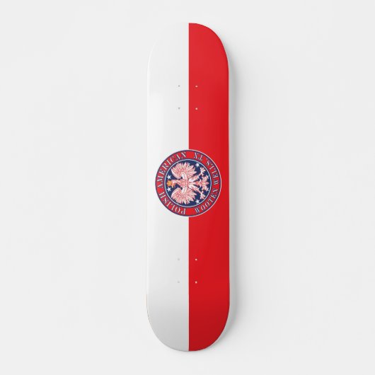 Wooten Wells Texas Polnischer Adler Skateboard (Vorne)