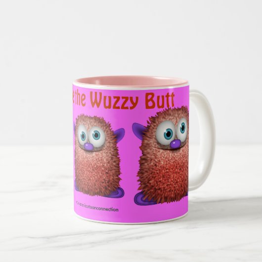Woozle die knuddelige Wuzzy-Hintern Drinking Tasse (VorderseiteRechts)