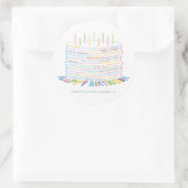 Wor(l)d Birthday Cake Stickers (Tasche)