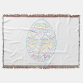 Wor(l) d Ostereier-Knochenfleck Decke (Vorderseite)