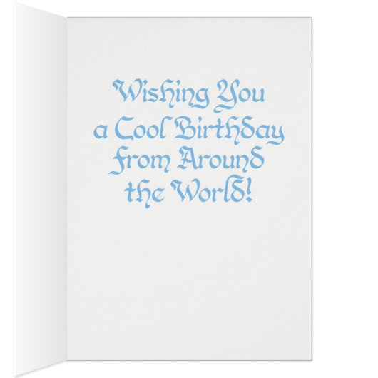 Wor(l)d Snowman Card (Innen (Rechts))