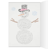 Wor(l)d Snowman Card (Innen (Links))