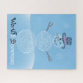 Wor(l)d Snowman Puzzle (Horizontal)