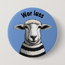 Wor Lass, Geordie-Button, Stripy-Schafe, Lamm