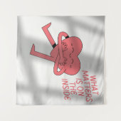 Worauf es ankommt ist die Innenausstattung Wandteppich (Vorderseite (Horizontal))