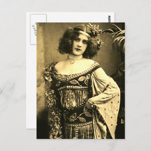 Worauf schaust du? postkarte (Vorne/Hinten)