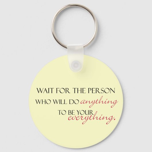 Worauf warten schlüsselanhänger (Vorderseite)