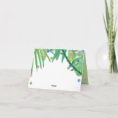 Worauf warten Sie dank Ihrer Karte? Dankeskarte (Rückseite)