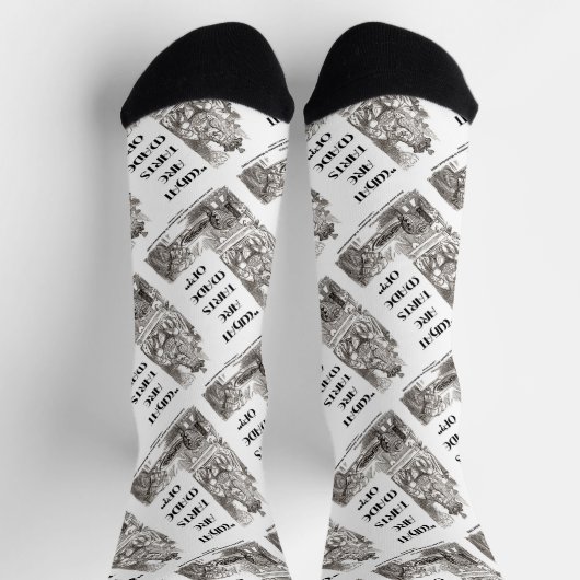 Woraus bestehen Tarts? King of Hearts Wonderland Socken (Oben)