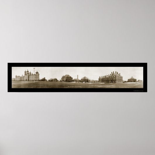 Worcester Academy MA Foto 1910 Poster (Vorne)