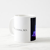 Worcester, Bahnhof MA Beaux Arts Kaffeetasse (Vorderseite Links)