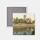 Worcester Cathedral, Worcestershire, England Magnet (Vorderseite/Rückseite)