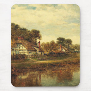 Worcester Cottages von Leader Benjamin Williams Mousepad