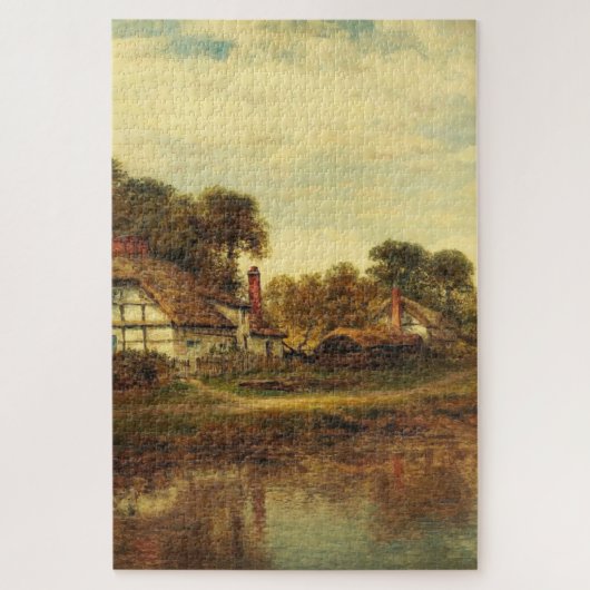 Worcester Cottages von Leader Benjamin Williams Puzzle (Vertikal)