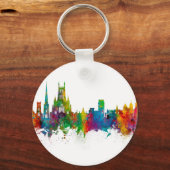 Worcester England Skyline Schlüsselanhänger (Vorderseite)