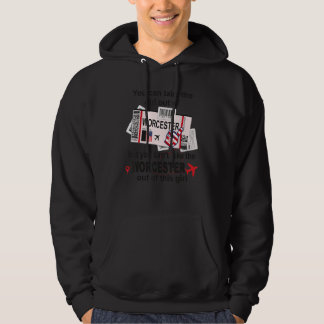Worcester Girl  Worcester Boarding Pass Hoodie