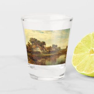 Worcester-Hütten von Leader Benjamin Williams Schnapsglas