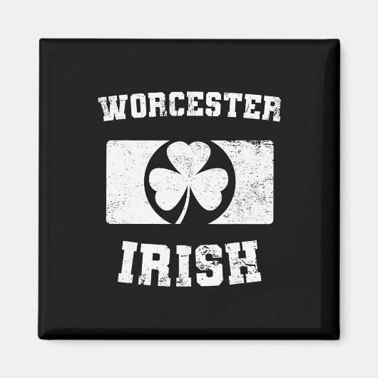 Worcester Irish Design St. Patrick's Day Parade Wo Magnet (Vorne)
