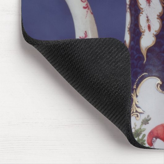Worcester-Kaffeetopf, verziert mit Vögeln Mousepad (Ecke)