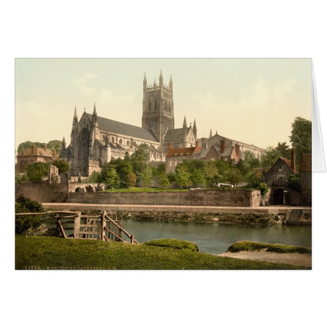 Worcester-Kathedrale II, Worcestershire, England (Vorderseite (Horizontal))
