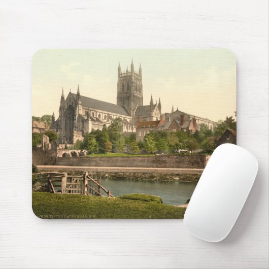 Worcester-Kathedrale II, Worcestershire, England Mousepad (Mit Mouse)