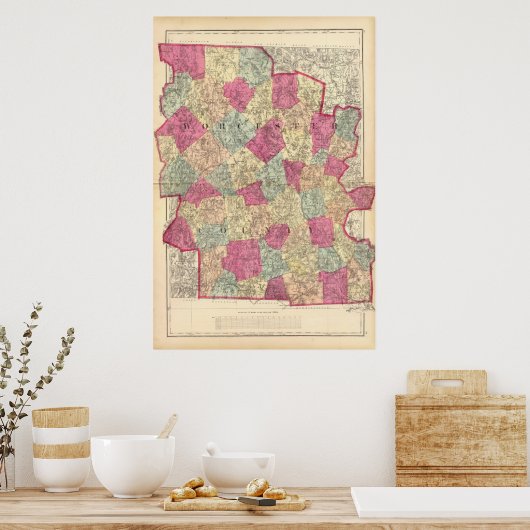 Worcester Landkreis Poster (Küche)